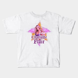 Charlotte Flair // WWE FansArt Kids T-Shirt